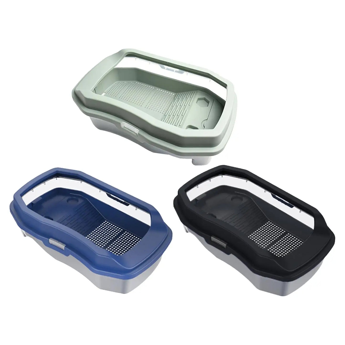 Turtle Aquarium Box with Platform Easy to Clean