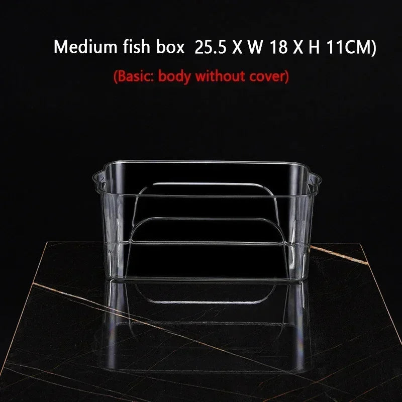 Transparent Acrylic Ornamental Fish Tank