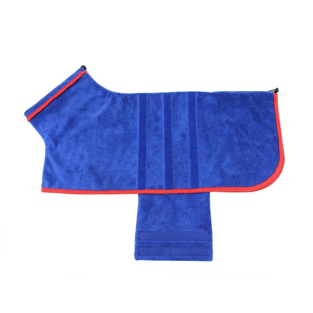 Dog Bathrobe And Towel