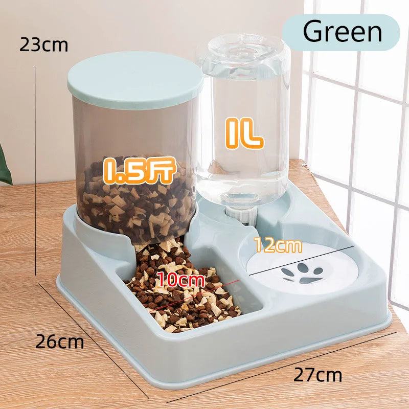 Automatic Dog Cat Feeder and Water Dispenser - Love My Pet