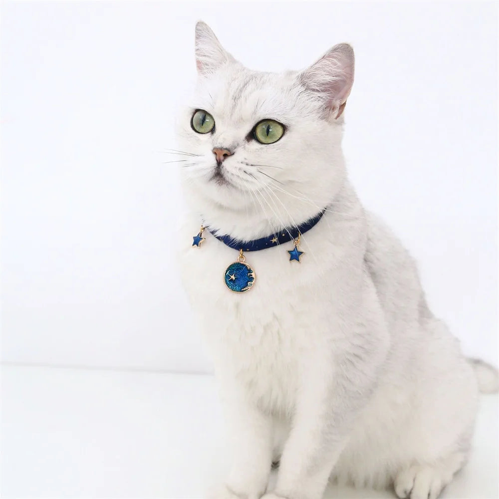 Adjustable Cat Collar High-quality Velvet