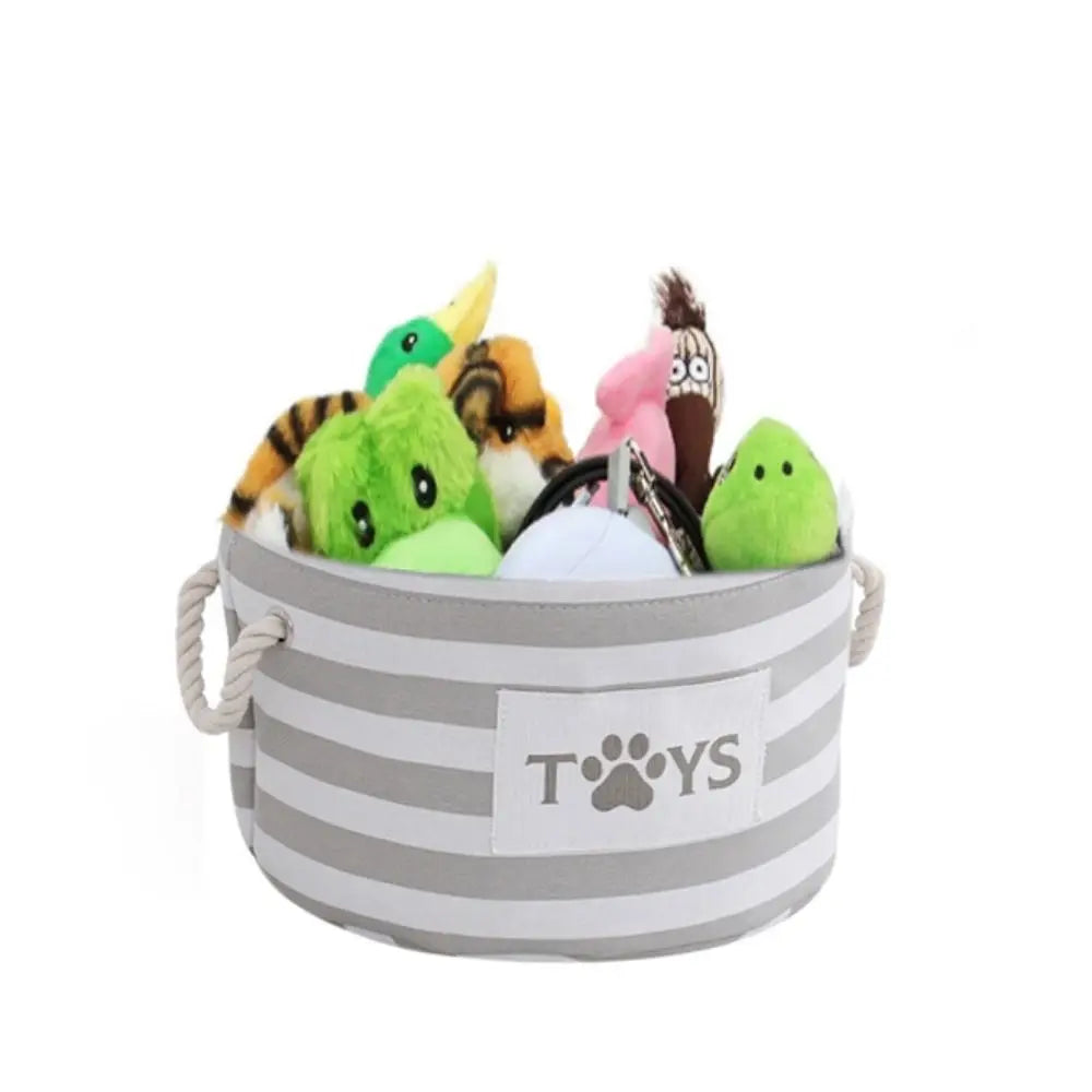 Large Capacity Pet Toy Storage Basket