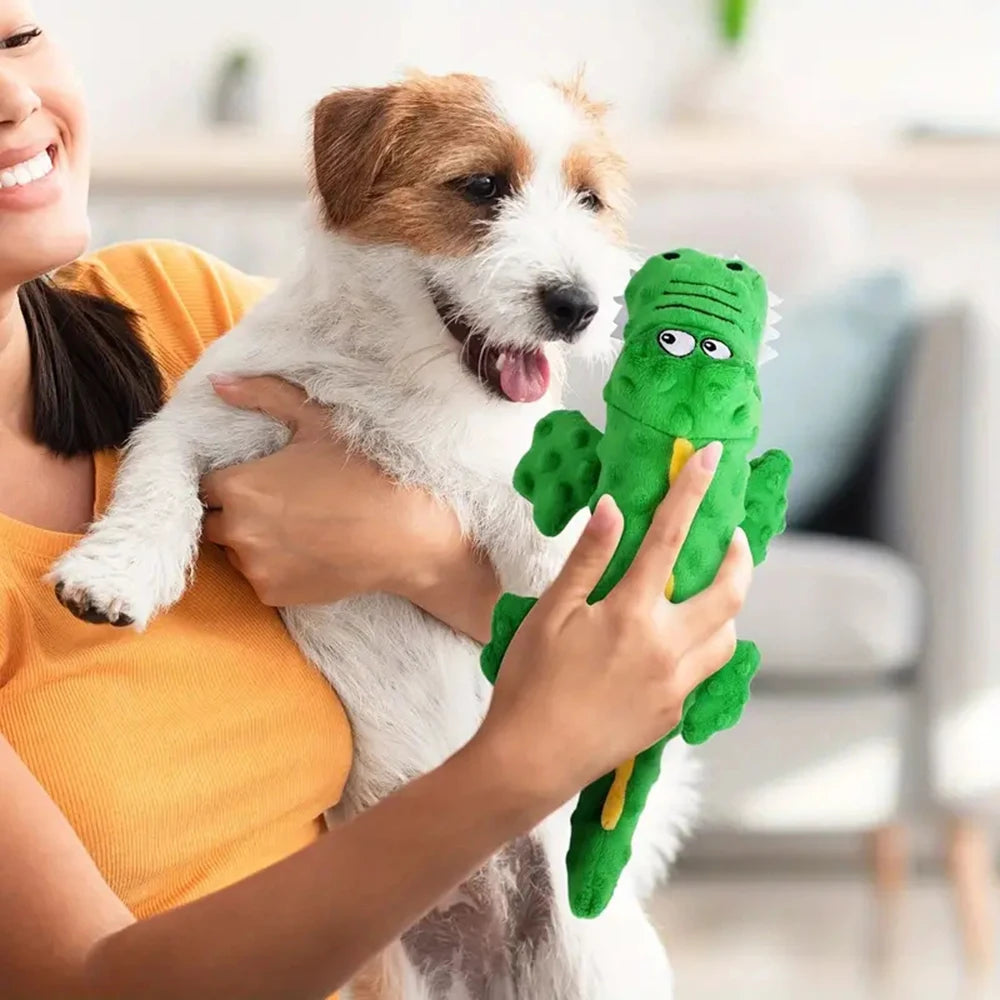 Cartoon Alligator-Shaped Chew-Resistant Toys