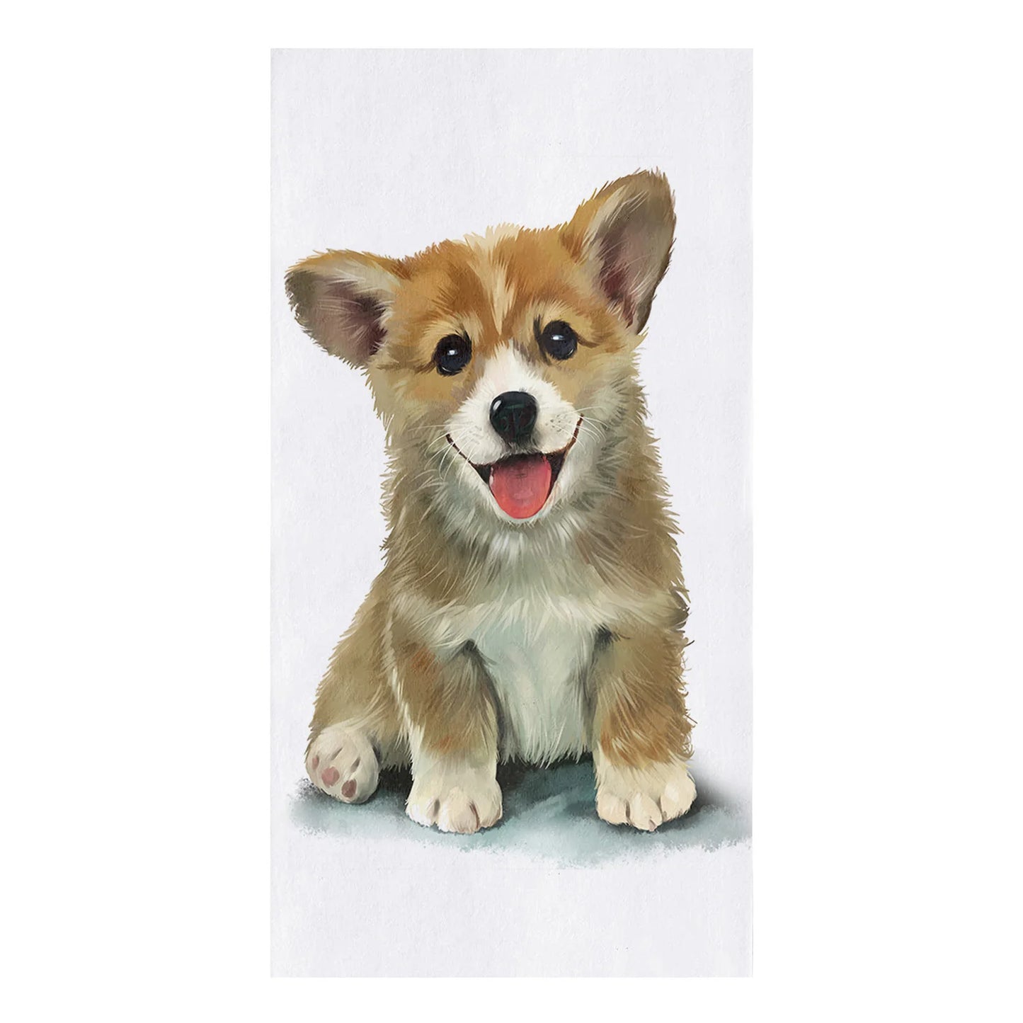 Cartoon Cute Dog Microfiber Kitchen Towels