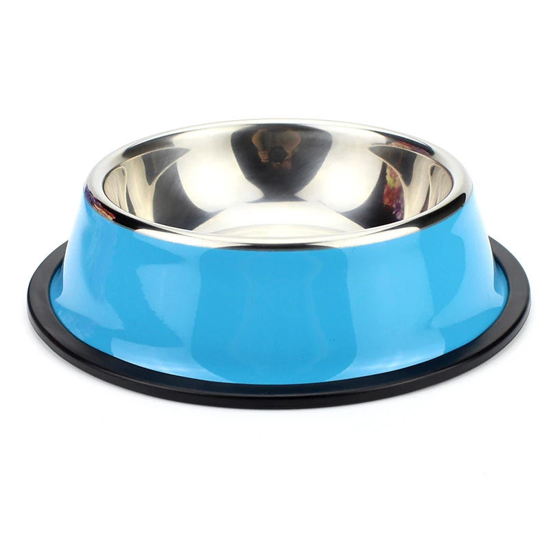 Non-Slip Stainless Steel Pet Dishes - Love My Pet