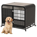 Heavy Duty Wooden Dog Crate Furniture Table