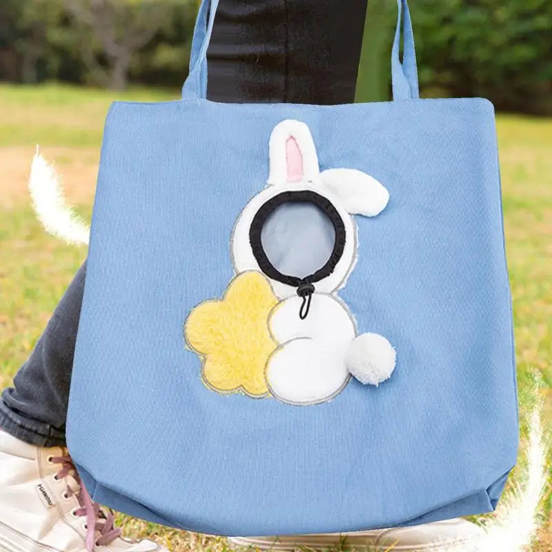 Cute Pet Shoulder Carrying Bag With Adjustable Hole