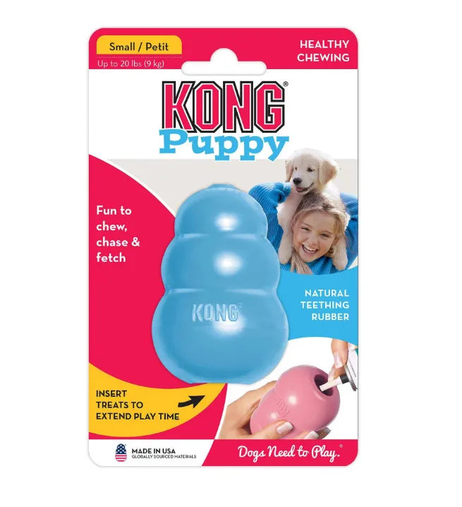 KONG Natural Teething Rubber Dog Chew Toy - Love My Pet