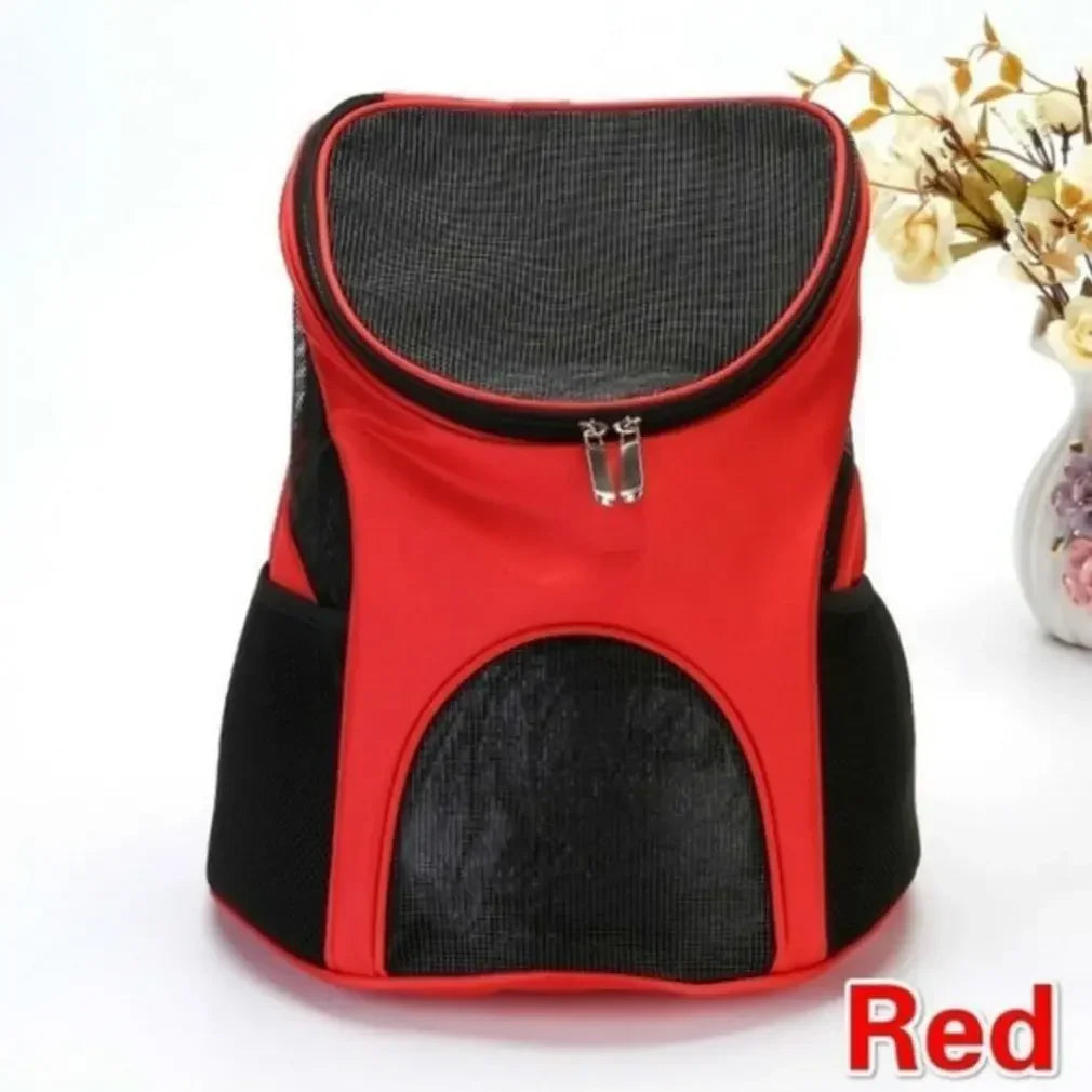 Pet Carrier and Backpack with Breathable Mesh and Padded Shoulders