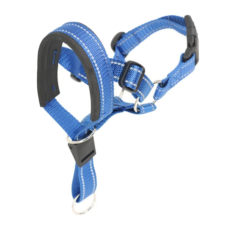 Dog Training Nylon Muzzle Set With Reflective Strips