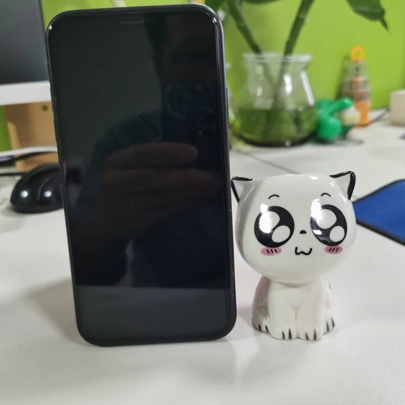Mini Cat Ceramic Flowerpot