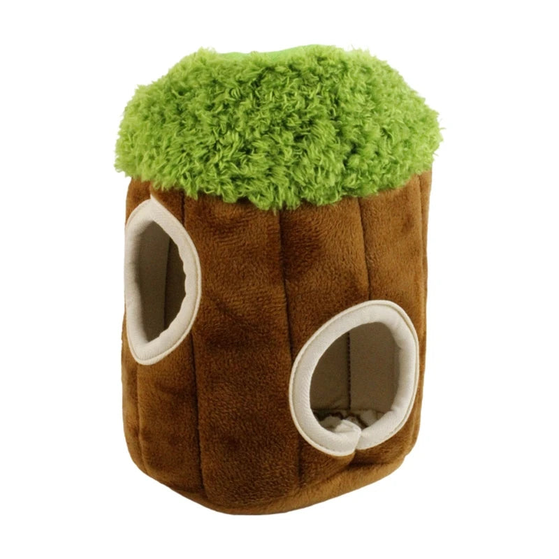 Dog Hide And Seek Colorful Squeak Stuffed Animals and Tree Toy