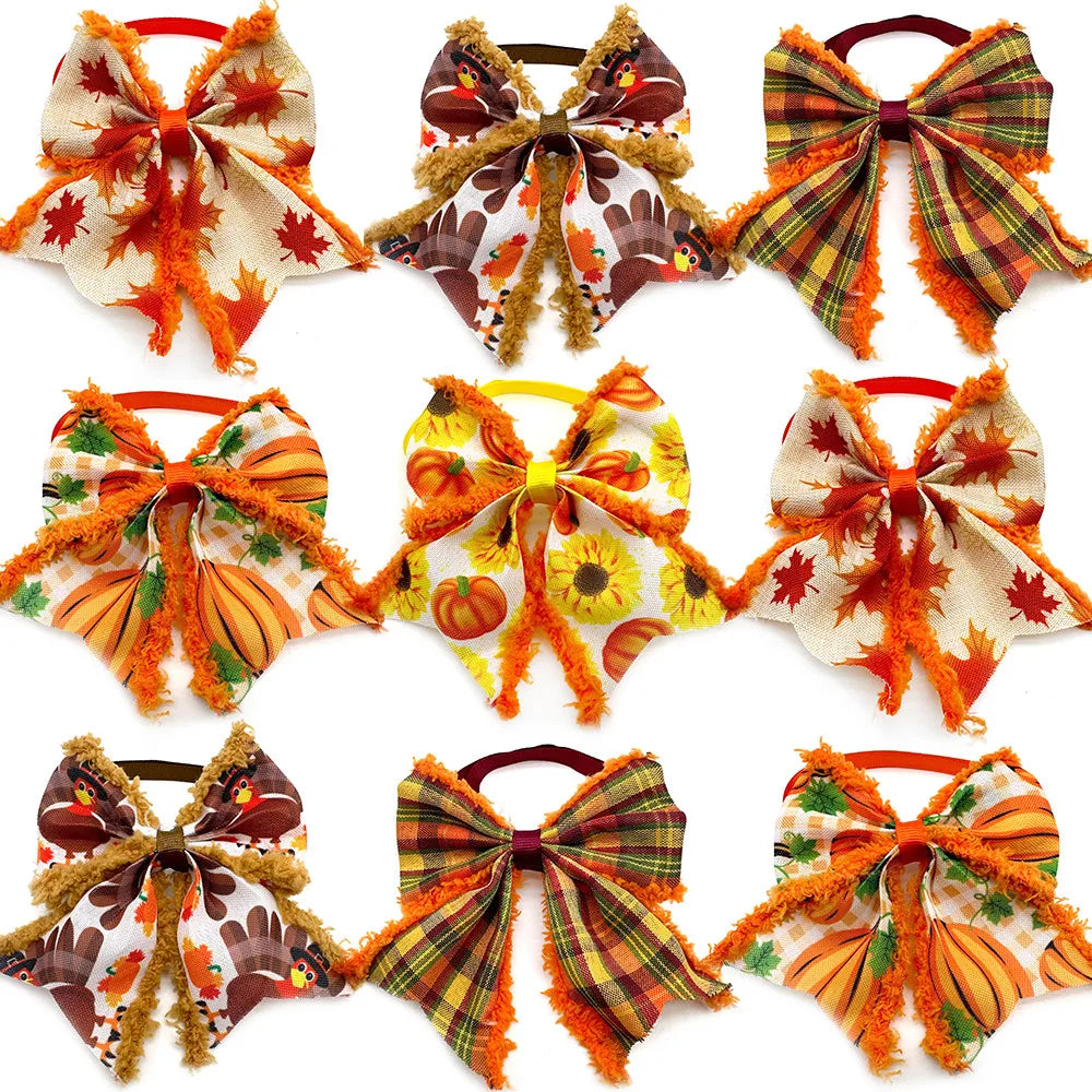 30 and 50pcs Fall Pet Product Dog Bowtie Necktie - Love My Pet