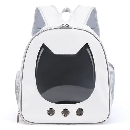 1 of 3  colors Breathable Pet Carrier Backpack Transparent Front and Shoulder Bag