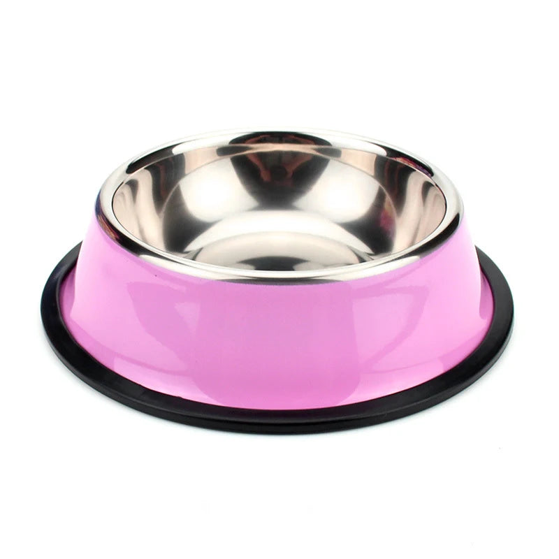 Non-Slip Stainless Steel Pet Dishes - Love My Pet