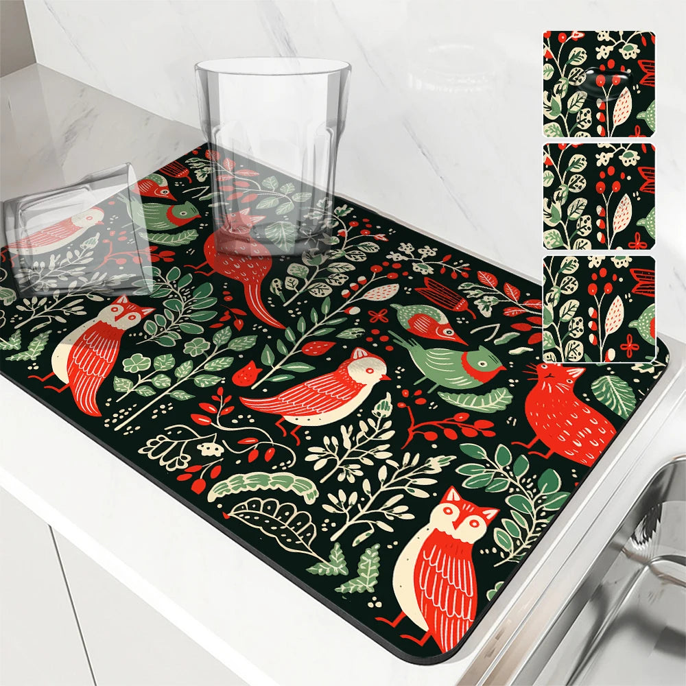 Several Designs, Large Kitchen Absorbent Mats