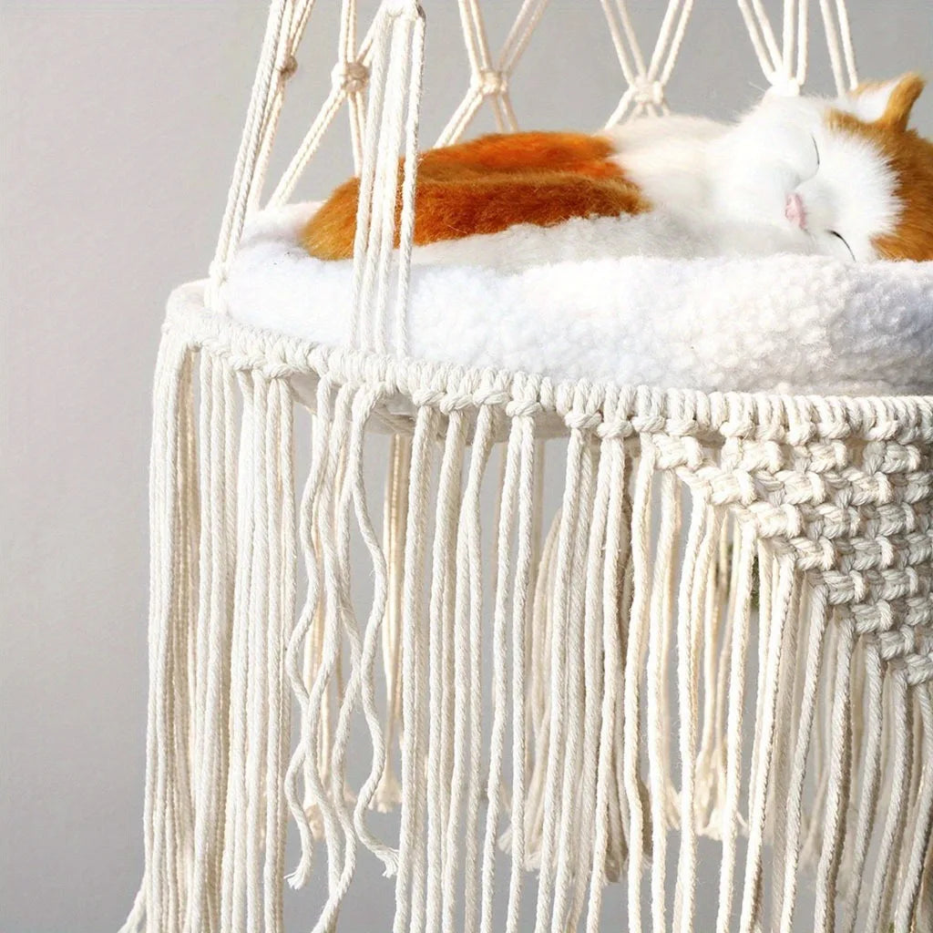 Long Luxury Hanging Cat Hammock