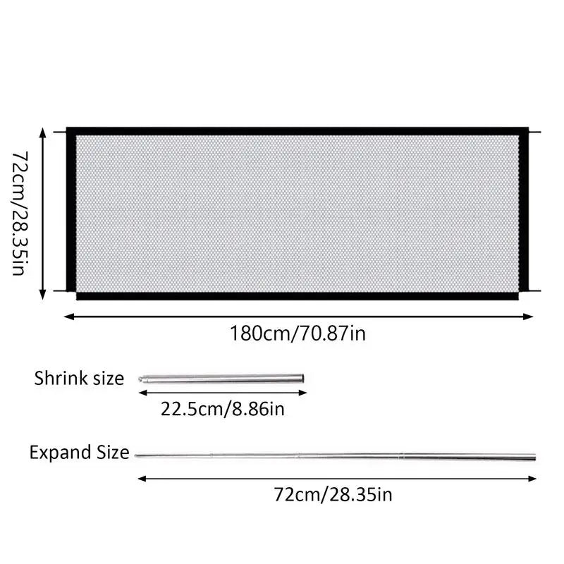 Nylon Mesh Folding Pet Barrier and Gate - Love My Pet