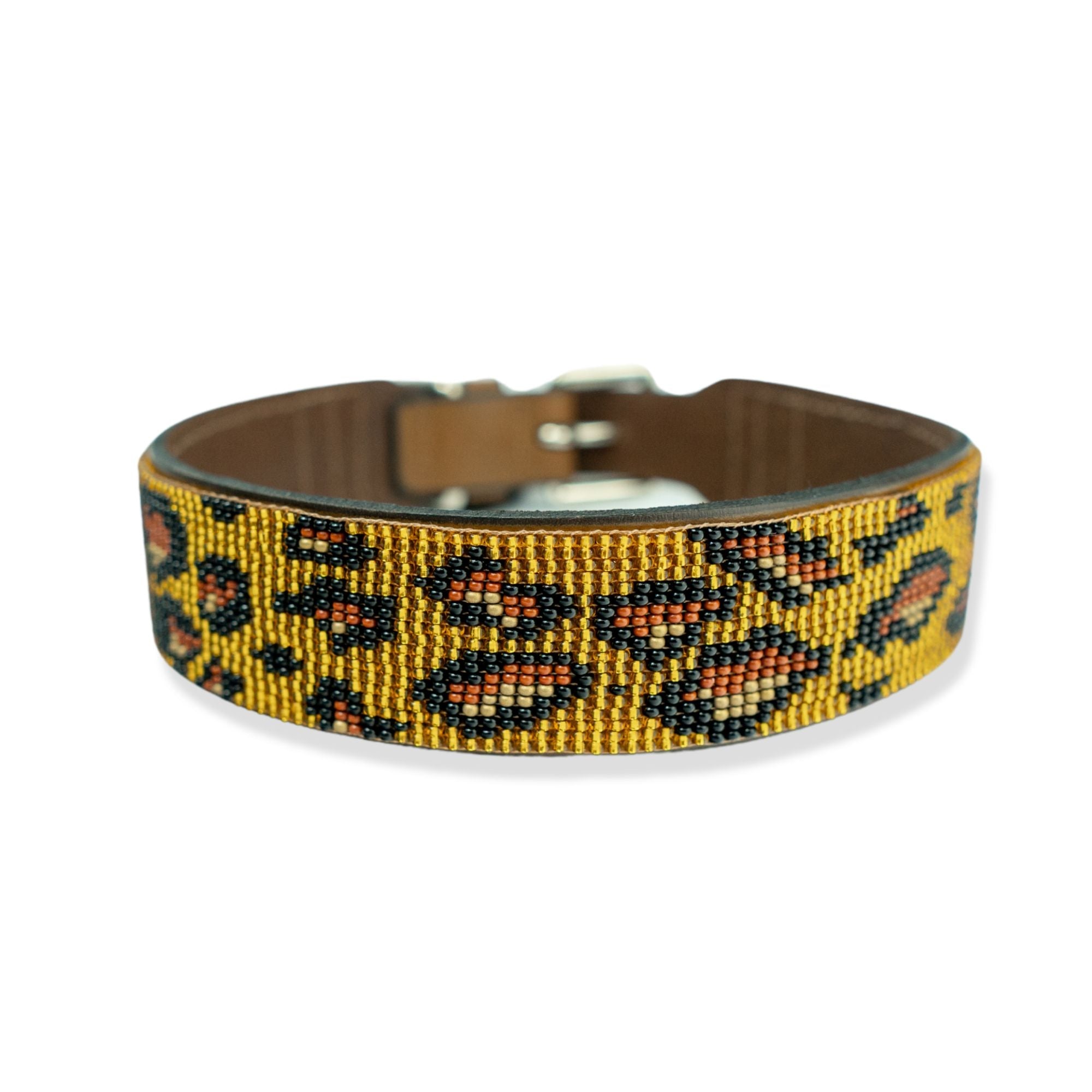 Cheetah Sambboho dog collar (animal print collection)