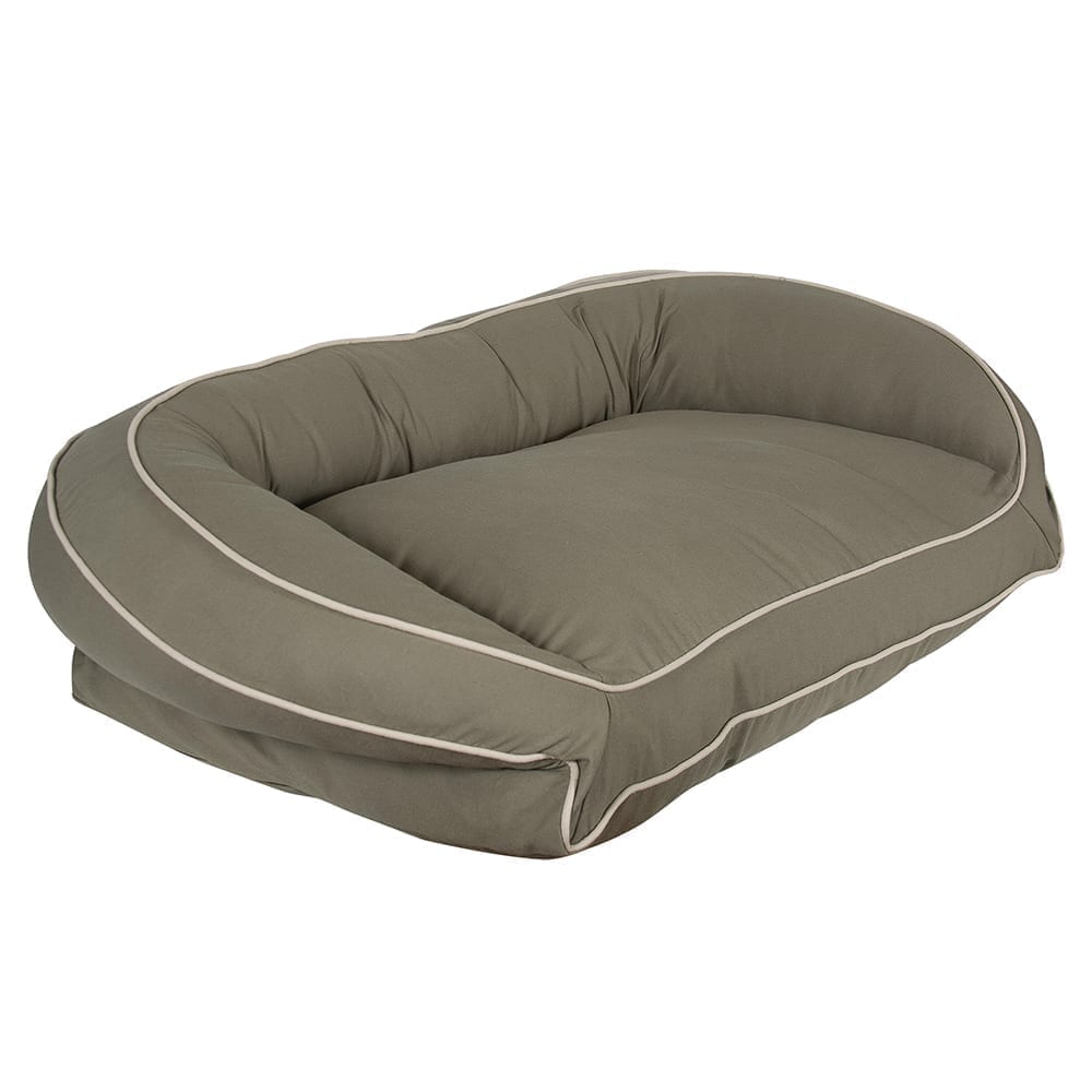 Classic Canvas Bolster Dog Bed