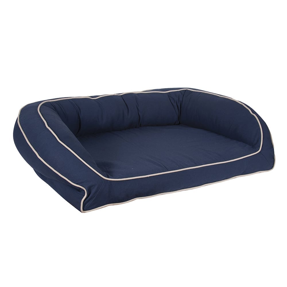 Classic Canvas Bolster Dog Bed