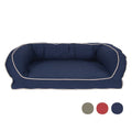 Classic Canvas Bolster Dog Bed