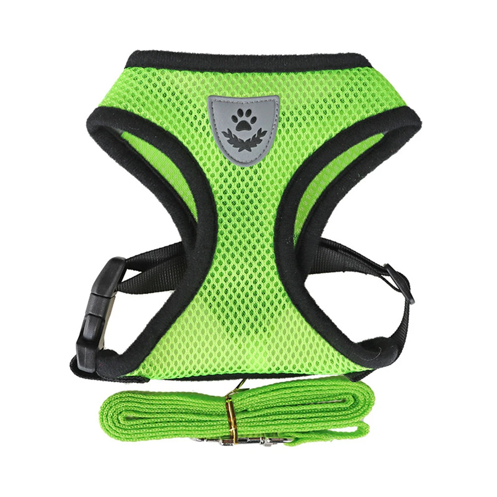 Pet Harness Adjustable Breathable Harnesses, Reflective