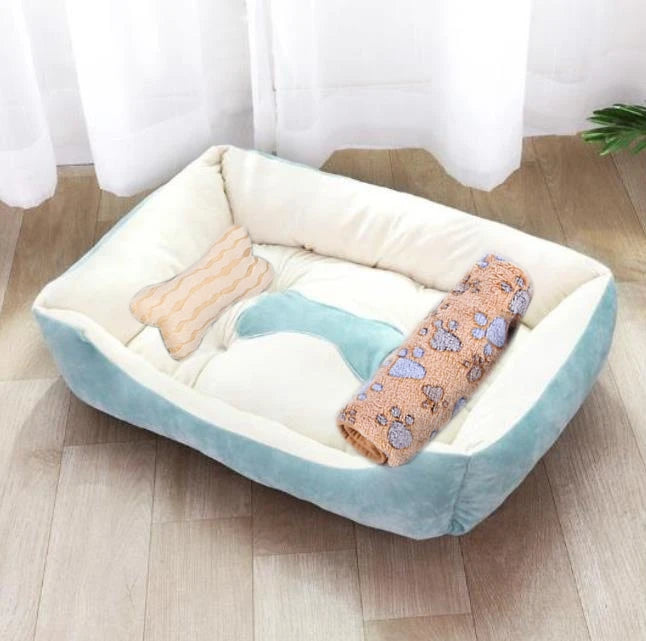 Four Seasons Warm Washable Pet Bed Many Colors