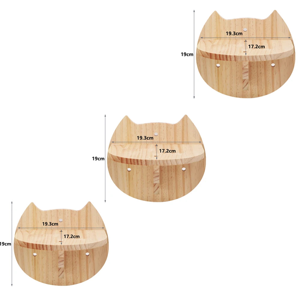 Cat Climbing Wall  Four-step Stair Scratching Post