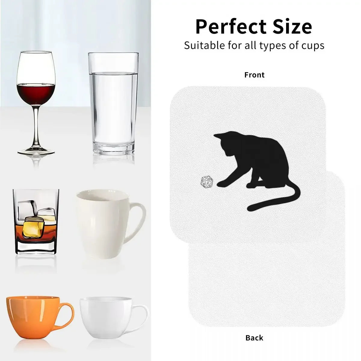 Cat Coasters And Tableware Decoration