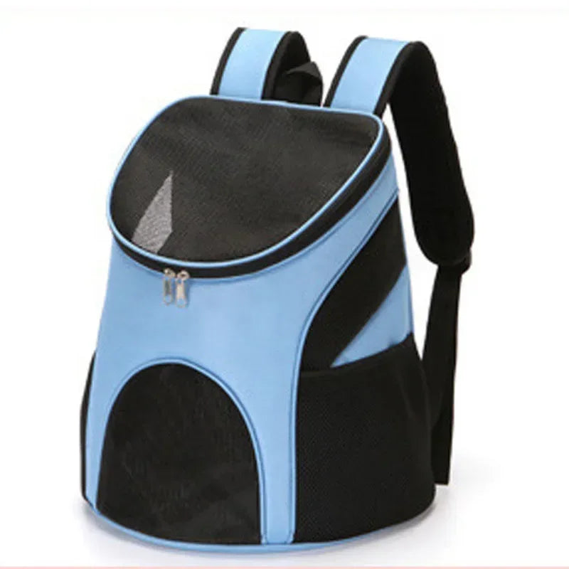 Pet Carrier and Backpack with Breathable Mesh and Padded Shoulders