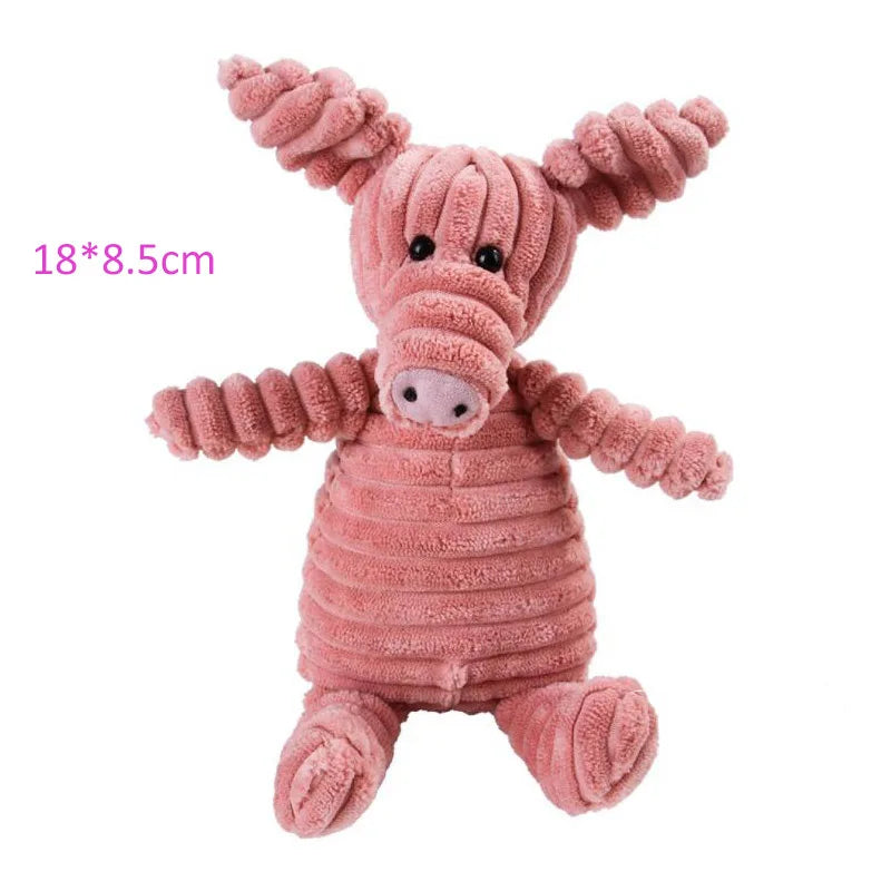 Different Cartoon Animal Plush Dog Toys