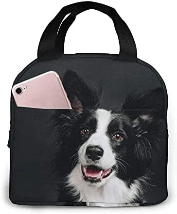 Border Collie Insulated Lunch Bag Many Designs