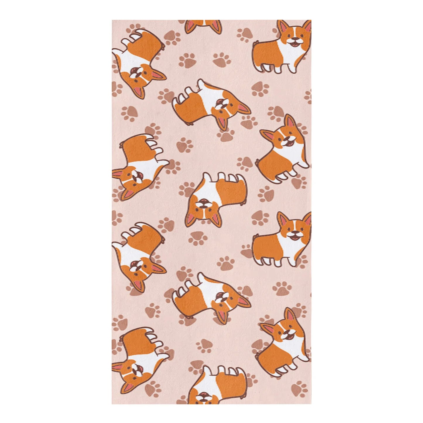 Cartoon Cute Dog Microfiber Kitchen Towels