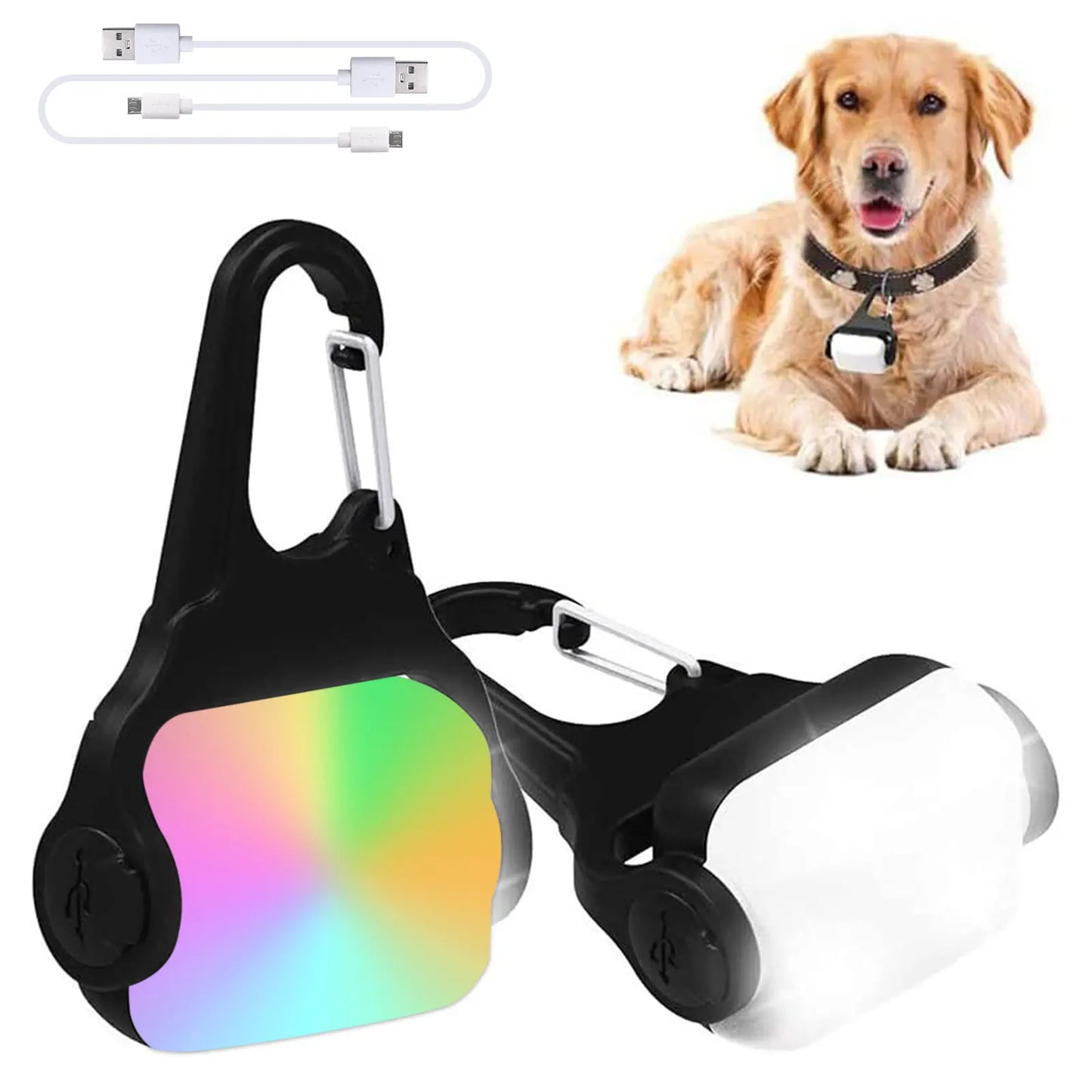 LED Pet Collar Light 2 Pack