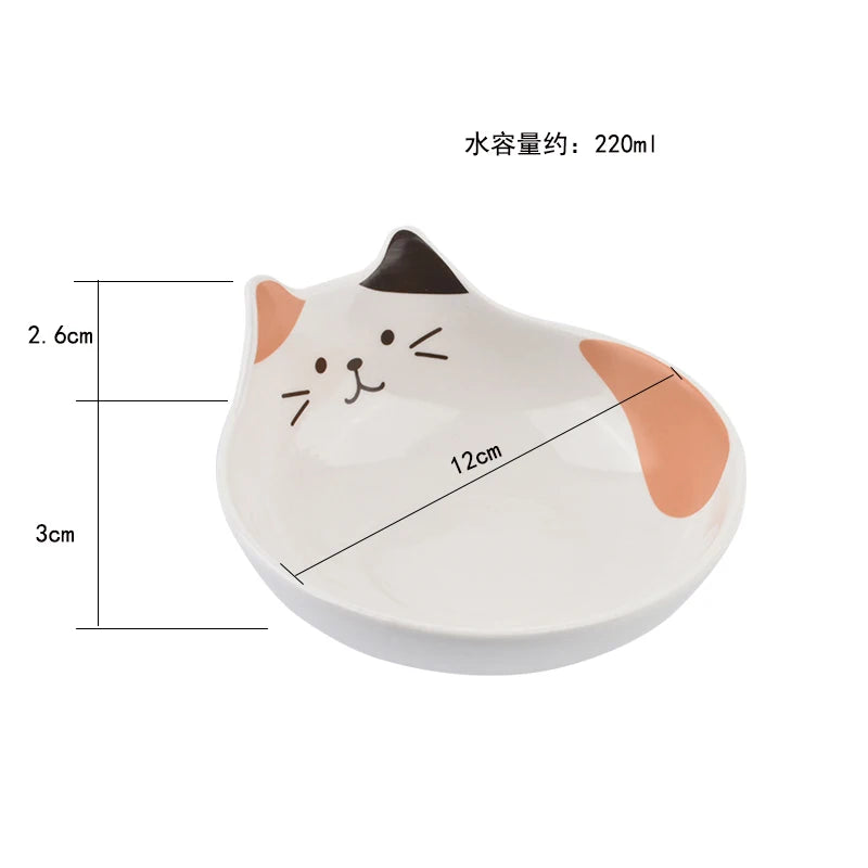 Cartoon Cat Ceramic Bowls