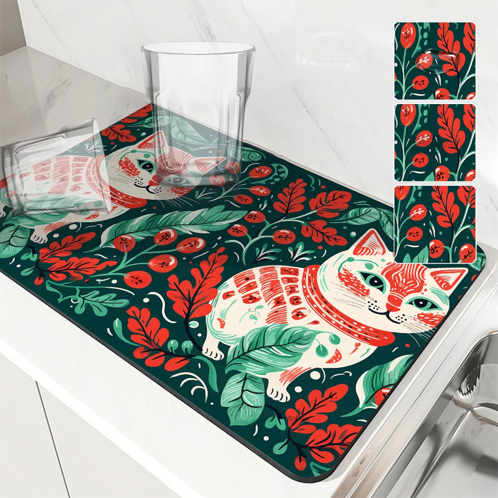 Several Designs, Large Kitchen Absorbent Mats