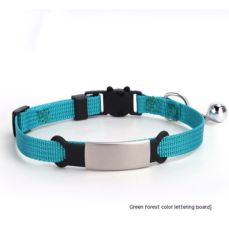 8-color Cat Collar With Detachable Buckle