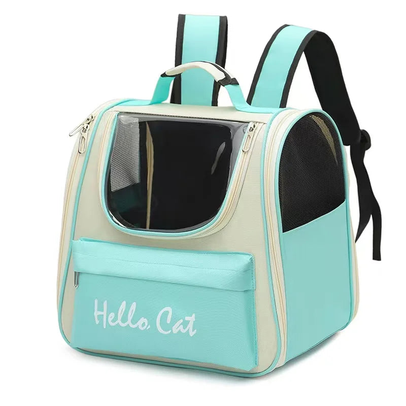 Breathable Portable "Hello Cat" Backpack