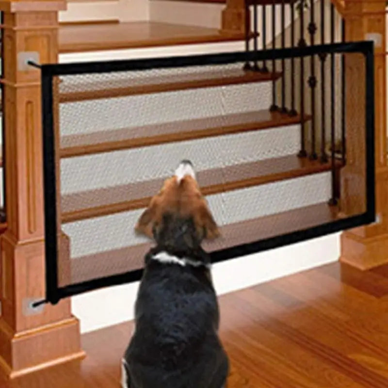 Nylon Mesh Folding Pet Barrier and Gate - Love My Pet