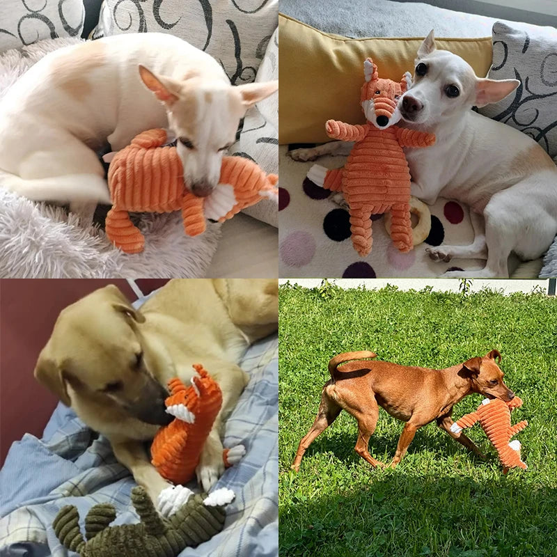 Different Cartoon Animal Plush Dog Toys