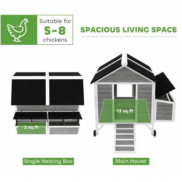 Chicken Enclosure with Wheels