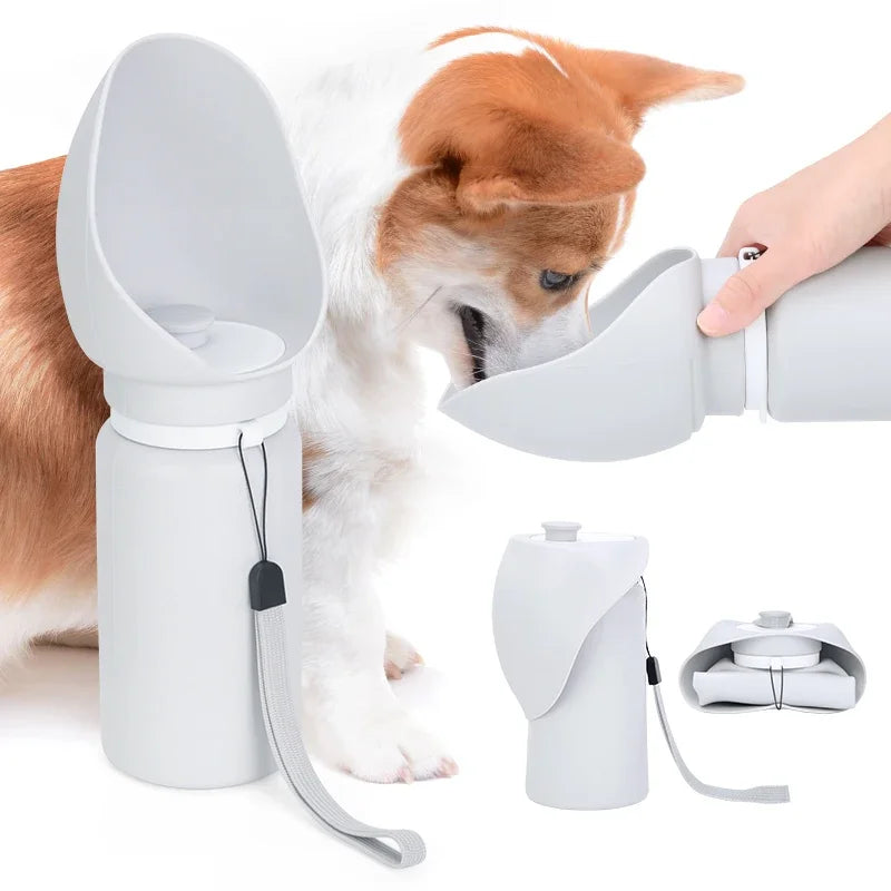 Folding Silicone Insulated Pet Feeder for Travel