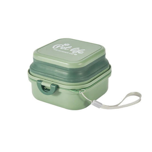 Folding Pet Bowls Travel Dog Feeder