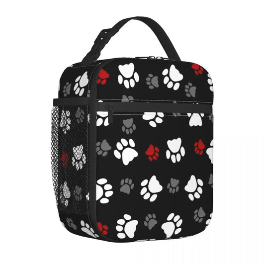 Cute Paw Insulated Lunch Bag