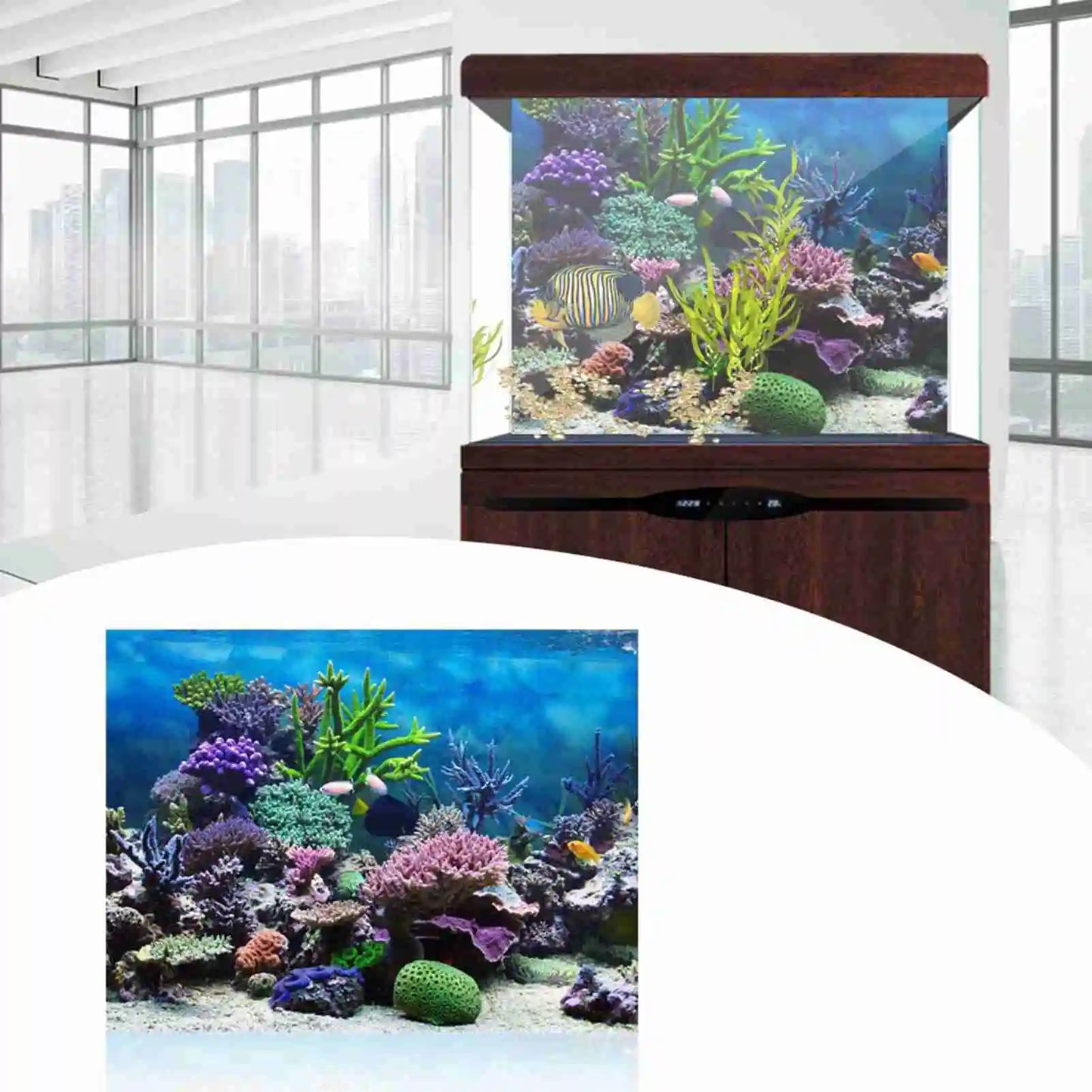 Aquarium Landscape Wallpaper Fish Tank Background