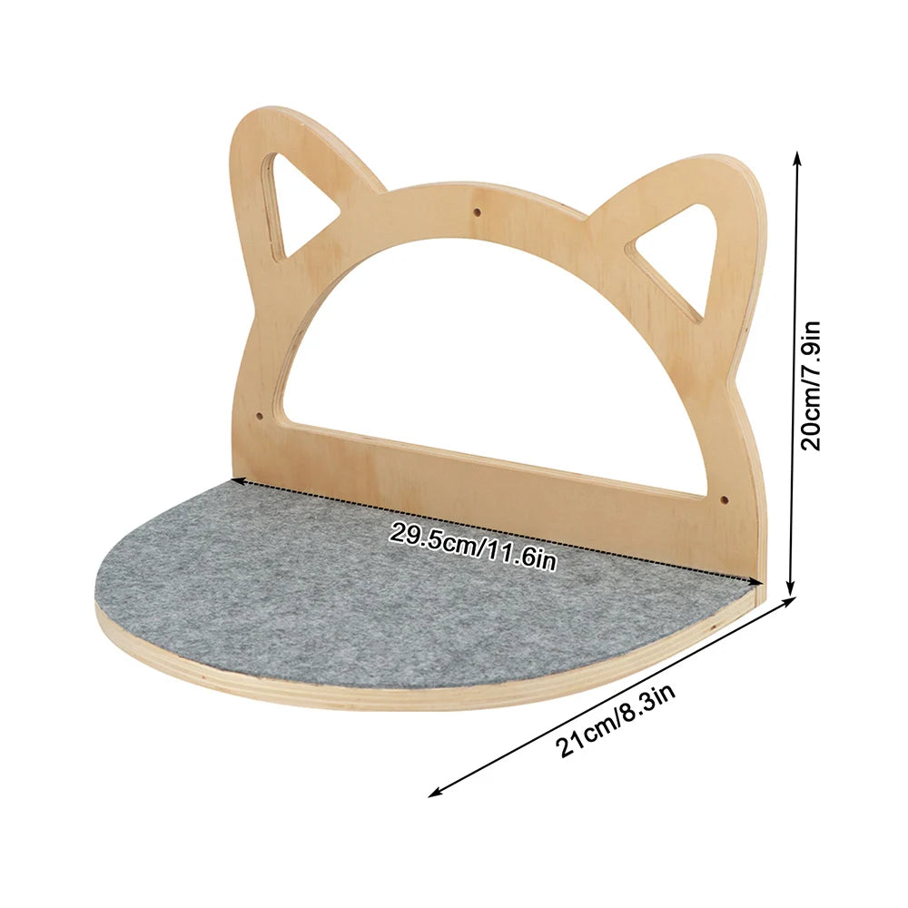 Wall Mounted Cat Climbing Shelves and Ladders