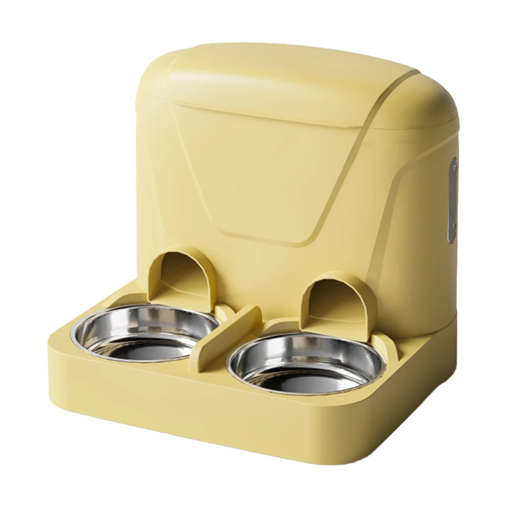 Automatic Pet Feeder With Storage Container