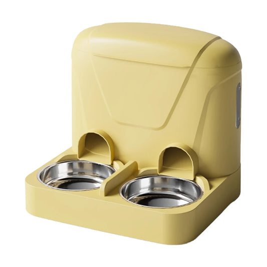 Automatic Pet Feeder With Storage Container