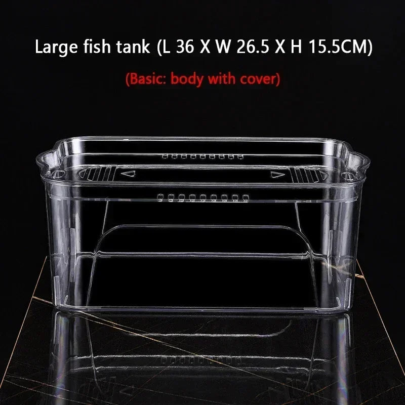 Transparent Acrylic Ornamental Fish Tank